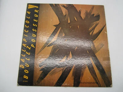 Dallapiccola Boulez Pousseur Improvisation No. 2 Candide CE 31021 EX/NM Foto 1 de 4