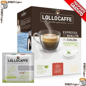 150 Cialde Filtro carta Caffè Lollo ESE 44mm Miscela Argento gratis - Foto 1 di 1