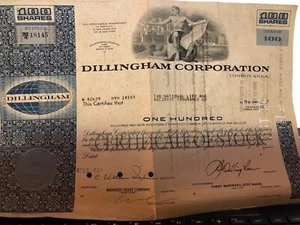 Dillingham Aktie Wertpapier - Bild 1 von 1