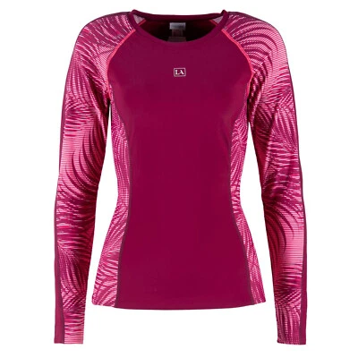 LASCANA Damen Badeshirt 32210262 Schwimmshirt Coral Bordeaux / 34 – 42 / SUP - Bild 1 von 4