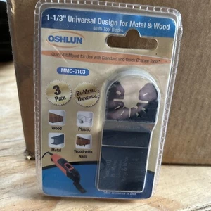 Oshlun MMC-0103 Bi-Metall Oszillierendes Werkzeug Sägeblatt für Metall - 3 Klingen - Bild 1 von 4