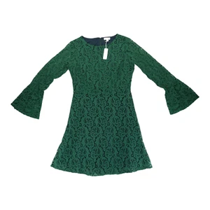 NWT $35 Women's Dress Emerald Green Lace Cocktail Dress Size Medium - Picture 1 of 5