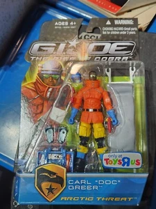 NEW 2009 GI Joe Rise of Cobra Carl Doc Greer Arctic Threat Figure MOC Sealed - Picture 1 of 2