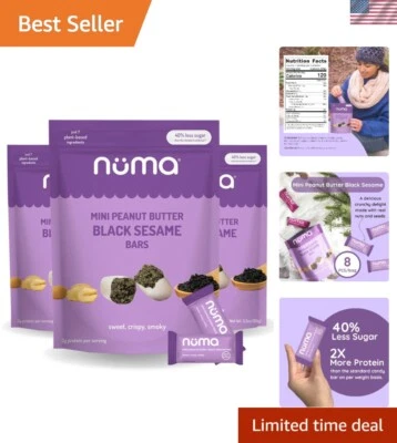 Barras de mantequilla de maní sin culpa - Snack de viaje perfecto, delicia sin gluten Foto 1 de 4