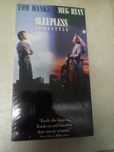 Vintage Sleepless In Seattle VHS Tape New Factory Sealed Tom Hanks Meg Ryan 1993 - Picture 1 of 4