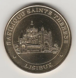 A 2000 TOKEN MEDAILLE MONNAIE DE PARIS -- 14 100 N°1 LISIEUX / BASILIQUE - Imagen 1 de 2