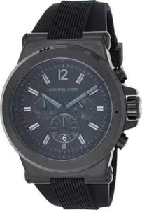 Michael Kors MK8152 Men's Chronograph Dylan Black Watch - Picture 1 of 5