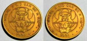 1991 WHERE A KID CAN BE A KID Machine Token (02308) - Picture 1 of 3