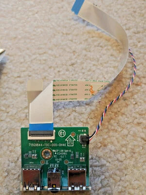USB/ Audio connection Board for Dell S2719DGF Gaming Monitor   - Image 1 of 4