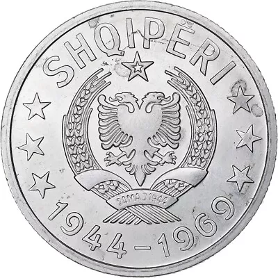 [#1251200] Albania, 50 Qindarka, 1969, Rome, Aluminum, AU, KM:47 - Image 1 of 2