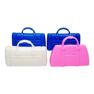 Lote de accesorios vintage de Barbie monederos bolsos de mano años 90 80 rosa blanco azul Foto 1 de 4