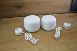 Google Nest WiFi Mesh AC2200 Router H2D and Extender Access Point H2E - 2 Pack - Afbeelding 1 van 5