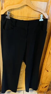 Anne Taylor Black Suit Pants Sz 10 P 30” Length - Picture 1 of 8