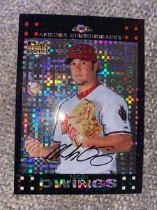 2007 Topps Chrome  X-Fractor Diamondbacks Baseball Card #283 Micah Owings RC