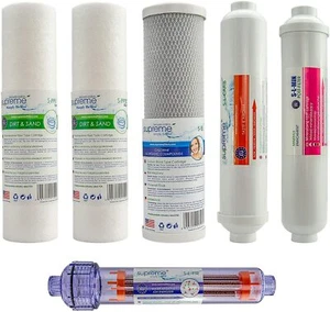 Ersatzfilter für Supreme - RO7 Umkehrosmoseanlage Trinkwasseranlage Wasserfilter - Bild 1 von 1