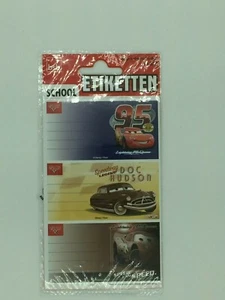 Disney - Cars - Etichette per libri scolastici dall'Europa - Confezione da 9 (Sigillate) - Foto 1 di 3