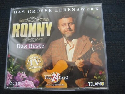 6 CD-Box  RONNY  Das grosse Lebenswerk  DAS BESTE  shop24direct  Neuwertig  Hits - Bild 1 von 4