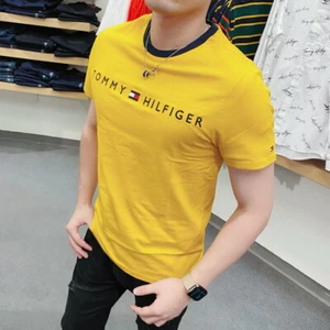 NWT Mens Tommy Hilfiger Logo Short Sleeve Tee XS S M L XL XXL - Picture 1 of 31