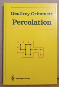 Percolation - Geoffrey Grimmett- Springer - Verlag-- Hardcover  - Imagen 1 de 8
