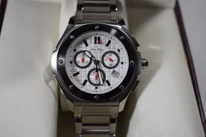 Lucien Piccard Men's Derby Stainless Steel Chronograph Watch - Picture 1 of 9