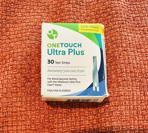 Tiras reactivas ONETOUCH Ultra Plus 30 quilates exp 06-2024 SELLADAS - Imagen 1 de 6