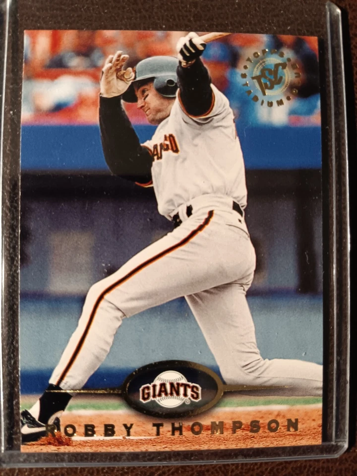 ROBBY THOMPSON GIANTS 1995 TOPPS STADIUM CLUB BASEBALL CARD #398 - Image 1 of 1