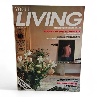 Vintage Vogue Living Australia Magazine - April No. 3 1985 - Image 1 of 4