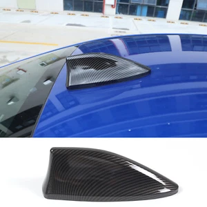ABS Carbon Car Shark Fin Antenna Cover Accessories For Subaru Crosstrek 2021-23 - Picture 1 of 12