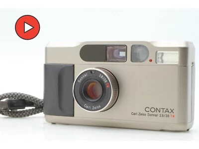 ALL WORKS [MINT Strap] Contax T2 Titan 35mm Point & Shoot Film Camera From JAPAN - Image 1 of 4