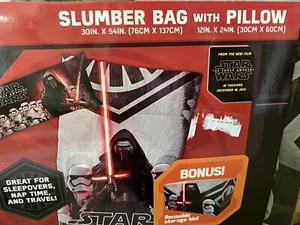 Star Wars The Force Awakens Kylo Ren Kinder Camp Schlafsack 28"" x 56"" Grafik - Bild 1 von 10