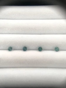 Baby Blue Hue Tourmaline Cut Stone, Namibia ( 0.24 + 0.26 + 0.24 + 0.25 carats) - Picture 1 of 1