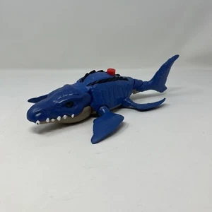 Jurassic World Imaginext Mosasaurus Biting Sea Ocean Dinosaur Posable Snap Jaw - Picture 1 of 7
