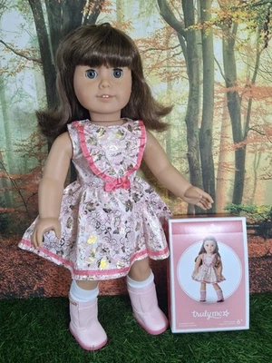 American Girl Muñeca Cabello Marrón y Ojos Grises Nuevas AG Botas de Vestir con Caja Foto 1 de 4