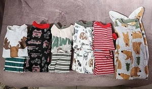 3T Jungen Paket Schlafanzüge :: 6 Paar :: EUC :: Members Mark & Carters - Bild 1 von 7