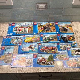 Lego City Instruction Manual Huge Lot of 20 Manuals Only