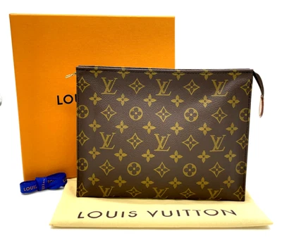 Auth Louis Vuitton Monogram Poche Toilette 26 M47542 Clutch Bag W/B/D i110152 - Image 1 of 4