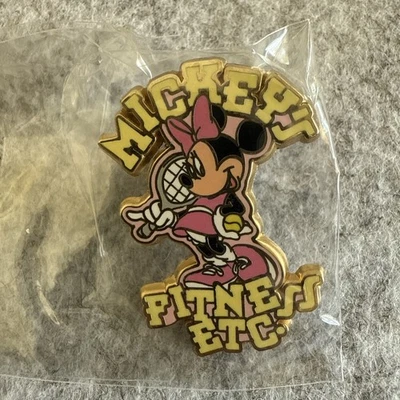 Disney Wellness Expo Minnie Mouse Ready for Tennis Mickey's Fitness Cast LE Pin - Image 1 of 3
