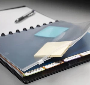 Arc Customizable Notebook System ZIP Pockets Poly Tab FREE SHIPPING - Picture 1 of 6