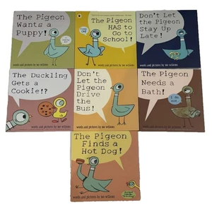 Don't Let the Pigeon Paperback Book Set by Mo Willems Lot 6 - Bild 1 von 3
