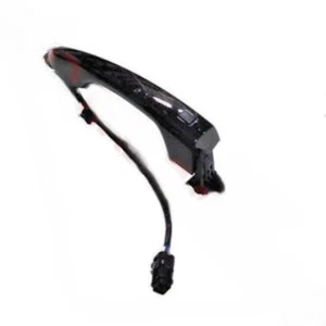 LEFT Button Smart Key Door Handle (Phantom Black) for 2018-2023 Hyundai KONA - Picture 1 of 1