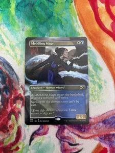 Meddling Mage Borderless Foil Mint Double Masters MAGIC THE GATHERING MTG - Bild 1 von 3