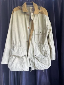Vintage 80s Banana Republic Travel Adventure Outfitters Safari Jacket M Yellow - Picture 1 of 11