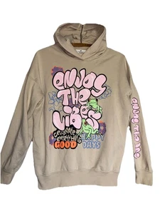 H&M Teenager bedruckter Hoodie 12/14 Jugendliche Outdoor Schule Frösche Vibes College - Bild 1 von 9