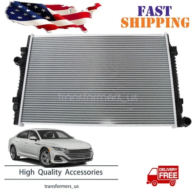 Engine Coolant Radiator For Volkswagen GTI Golf R SportWagen 2015-2019 - Image 1 of 4