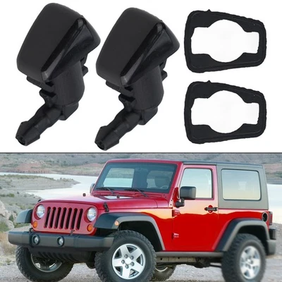 2pcs Front Windshield Washer Nozzle Jet For Jeep For Commander For Liberty - Image 1 of 4