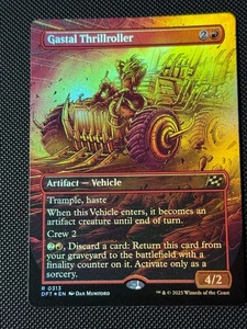 x1 Gastal Thrillroller - Foil - Borderless R MTG Aetherdrift M/NM, English - Picture 1 of 2