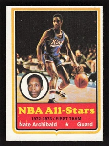 Nate Archibald 1973-74 Topps #1 KC - Omaha Kings EX - Bild 1 von 2
