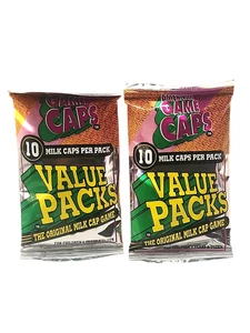 Lot of 2 New Vintage American Game Caps Sealed Fat Pack , 10 Caps - Picture 1 of 4