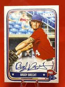 2024 Onyx Vintage - On Card Auto - Brody Brecht University Of Iowa Colorado - Picture 1 of 4
