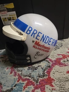 ORIGINAL Buco GT Motorcycle Racing Helmet - Brender  Mechanix Illustrated - Bild 1 von 13